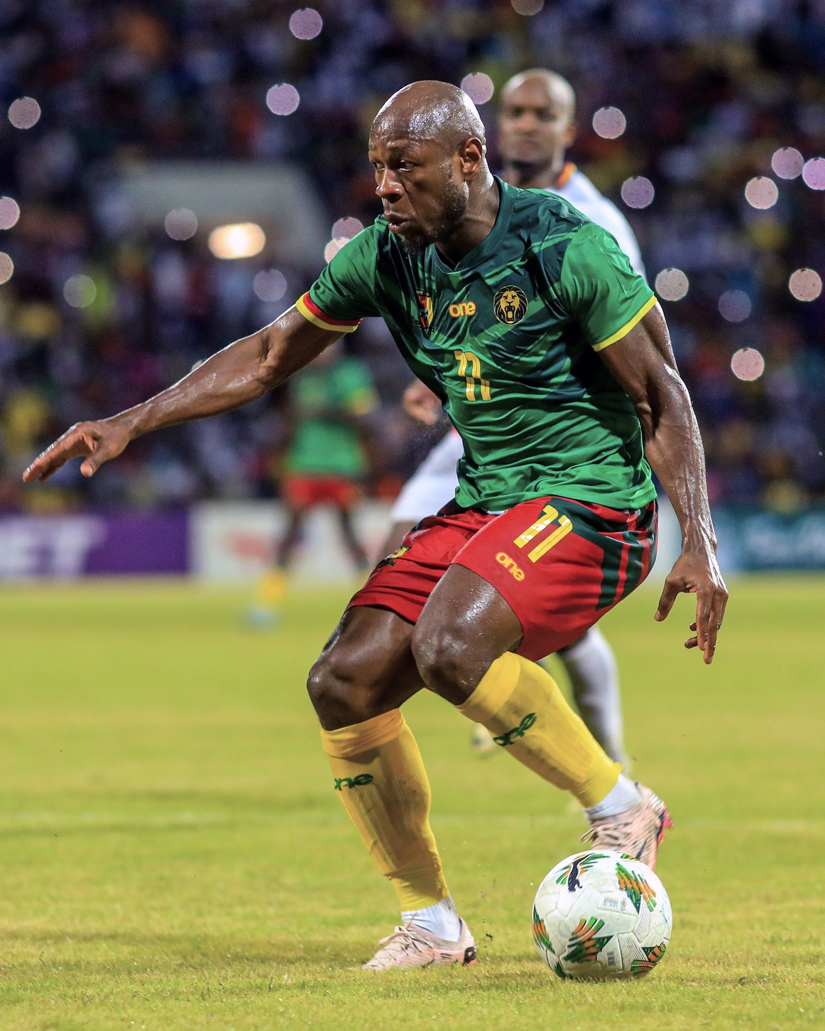 Christian Mougang Bassogog of Cameroon during the 2025 Africa Cup of Nations Qualifiers match between Cameroon and Namibia at Roumdé Adjia Stadium in Garoua, Cameroon 7 September 2024 ©Achille Ndomo Tsanga/BackpagePix